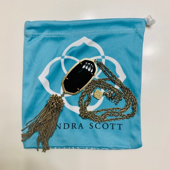 Kendra Scott Rayne Necklace - Black - Picture 1 of 2